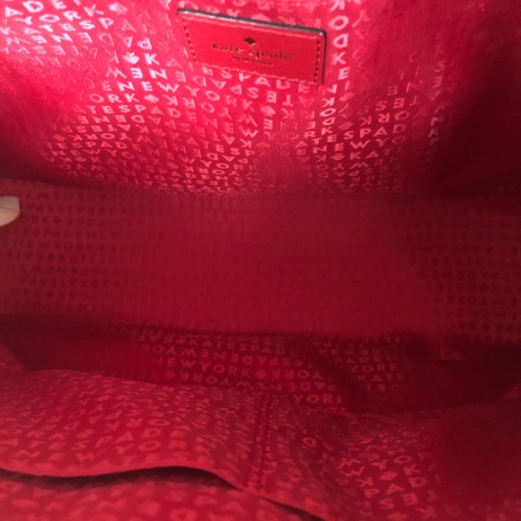 KATE SPADE RED HANDBAG 👜 - Picture 9 of 9